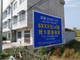 漯河墙体广告质量分析