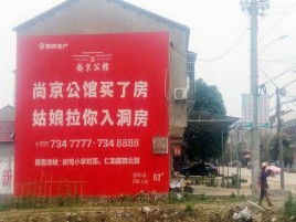 漯河墙体广告在乡镇、农村市场的媒体优势