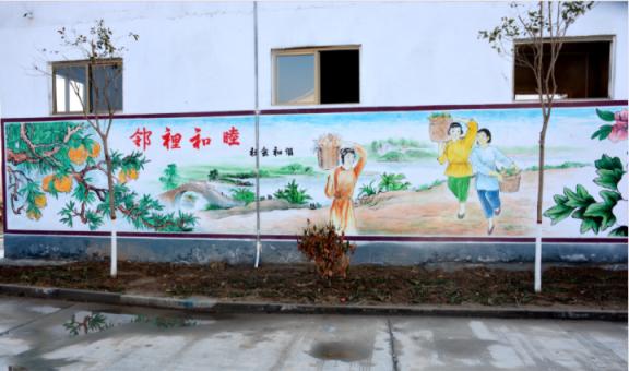 漯河乡镇文化墙 乡风文明焕发新活力